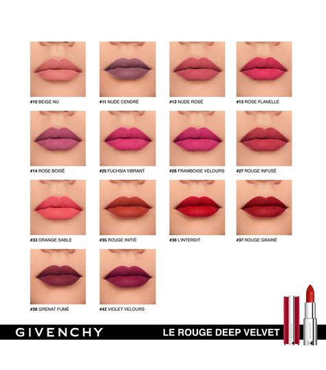 givenchy vgv3110300|Le Rouge Deep Velvet Matte Lipstick .